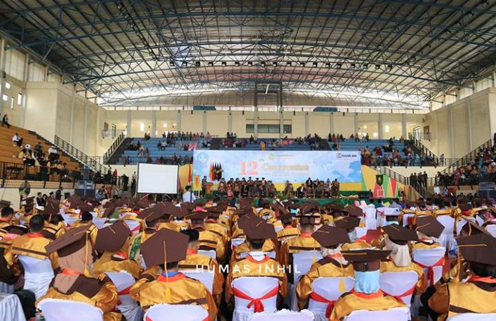 H Syamsuddin Uti Hadiri Convocation UNISI,Bangga Dengan Ketua Dewan Pembina Yayasan Tasik Gemilang H Indra Muchlis Adnan