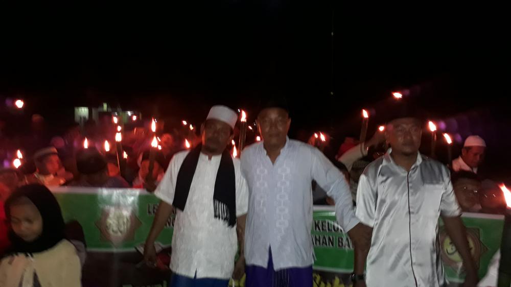 Pawai Obor Keliling   , Sambut Datangnya Maulid Nabi Muhammad SAW 1441 H Di Rupat