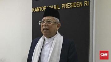 Wakil Presiden KH Ma'ruf Amin Luruskan Rekomendasi Menag Soal Larangan Cadar dan Celana Cingkrang Masuk Instansi Pemerintah