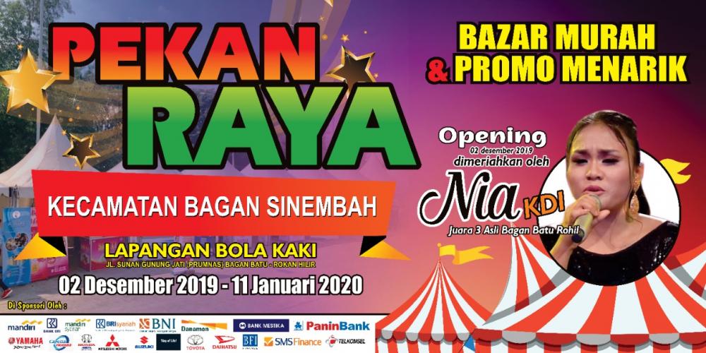 HUT Kecamatan Bagan Sinembah Ke - 25 Akan Dibuka Oleh Bupati Rohil dan Dimeriahkan Artis Nia KDI