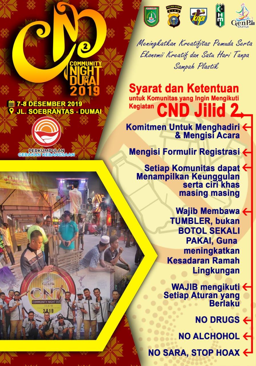 DPD PGK Dumai Adakan CND Jilid 2, Desember Mendatang