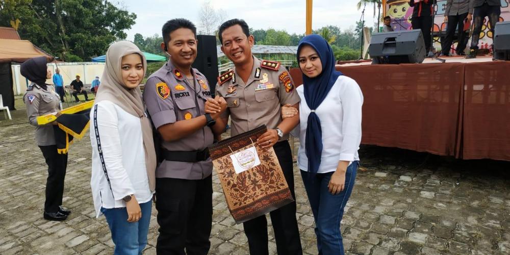 Polres Kampar Adakan Acara Family Gathering Lepas Kepindahan AKBP Asep Darmawan