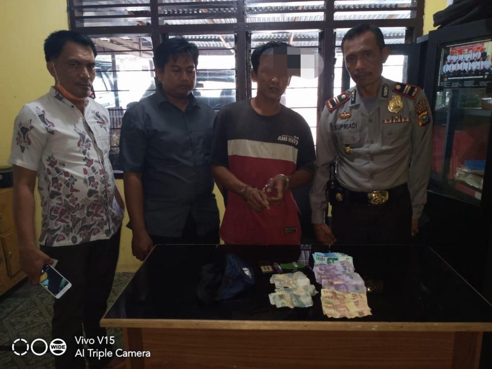 Polsek Bangkinang Barat Amankan Seorang Pelaku Narkoba di Wilayah Desa Siabu