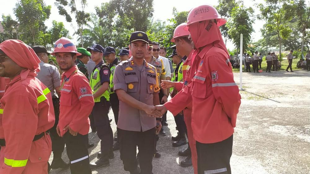 Apel Konsolidasi Kesiapan Penanggulangan Karlahut, ini Kata  Kapolres Rohil