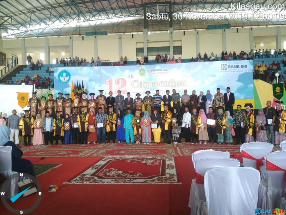 Convocation ke-12 UNISI (Universitas Islam Indragiri) 246 Menyandang Gelar S 1