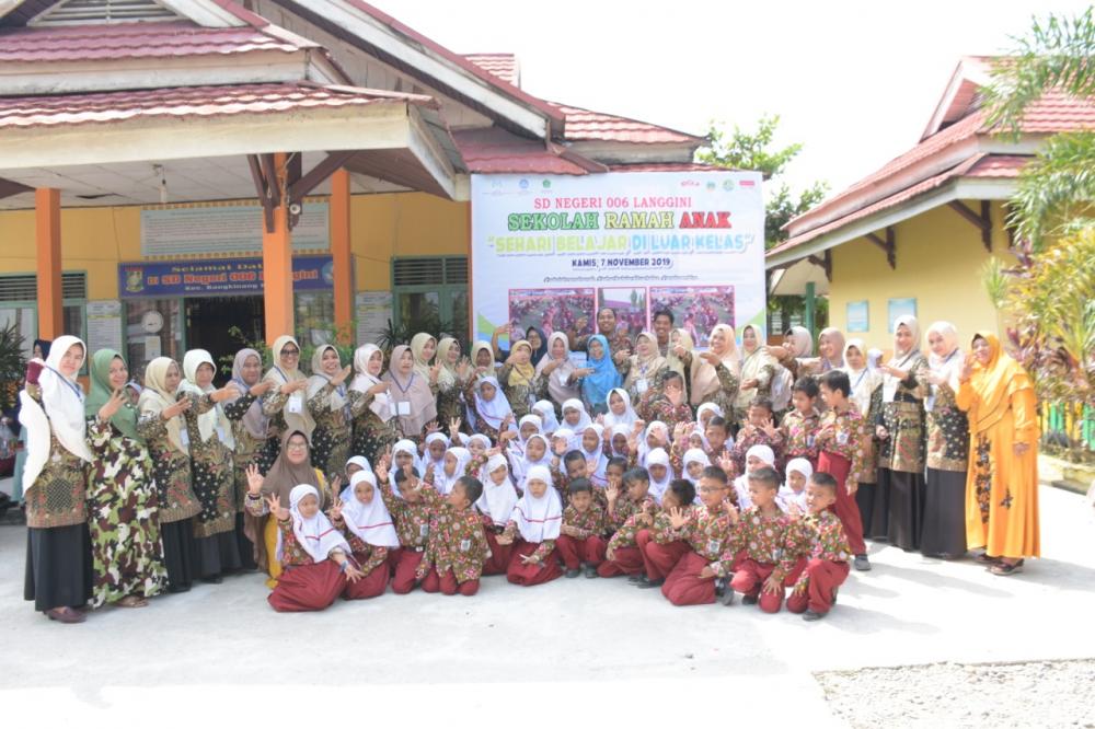 Deklarasi Sekolah Ramah Anak SDN 007 Pulau Lawas serentak digelar hari ini