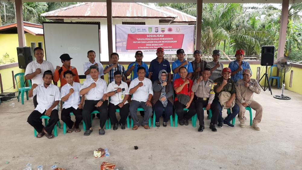PERAN Sosialisasi kan Desa Bebas Api,  ingin Tempuling Bebas Kebakaran Lahan dan Hutan