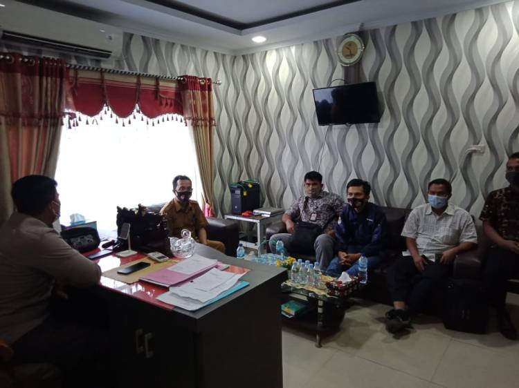 Kapolsek Bagan Sinembah Koordinasi dengan PPK di 3 Kecamatan Menjelang Pilkada