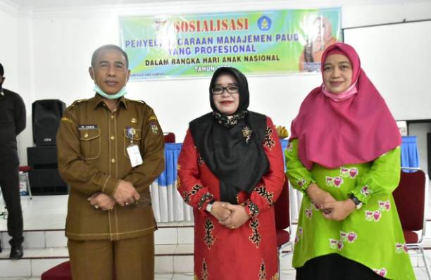 Diikuti 120 Bunda PAUD, Muslimawati Buka  Sosialisasi Manajemen PAUD Profesional