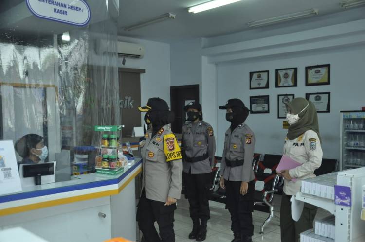 Mendatangi Pertokoan, Kapolres Banjar Bersama Personel Sampaikan Imbauan Ini