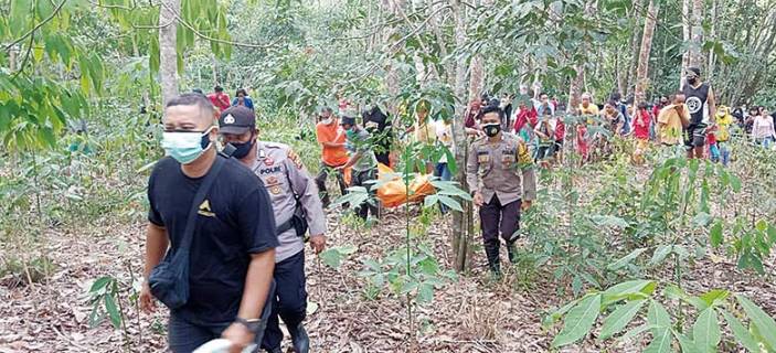 Tak Tahan Di Caci Maki,Teman Kencan Di Habisi Nyawanya Di Kebun Karet,Usai Lakukan Ini