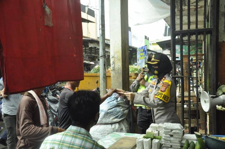 Kompak, Walikota Banjar bersama Kapolres Banjar Sampaikan Imbauan Protokol Kesehatan