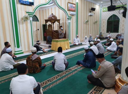 Pjs Bupati Rohul Hadiri Acara Maulid Nabi Muhammad SAW di Masjid Al-Muhajirin Pematang Berangan