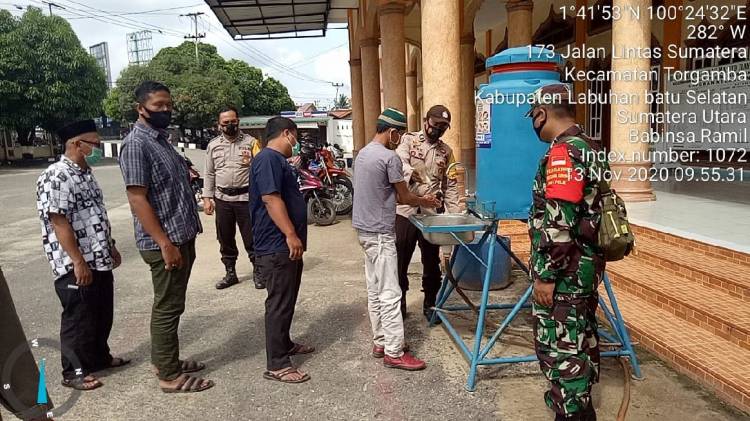 Babinsa Koramil 03/Bgs Ingatkan Jemaah Mesjid An-Nuur