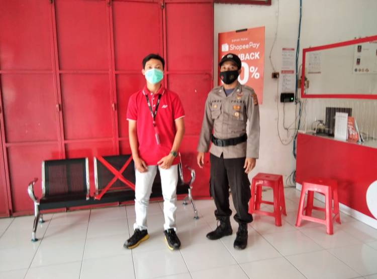 Personil Patroli Polsek Langensari, Sampaikan Imbauan Protokol Kesehatan Secara Intensif