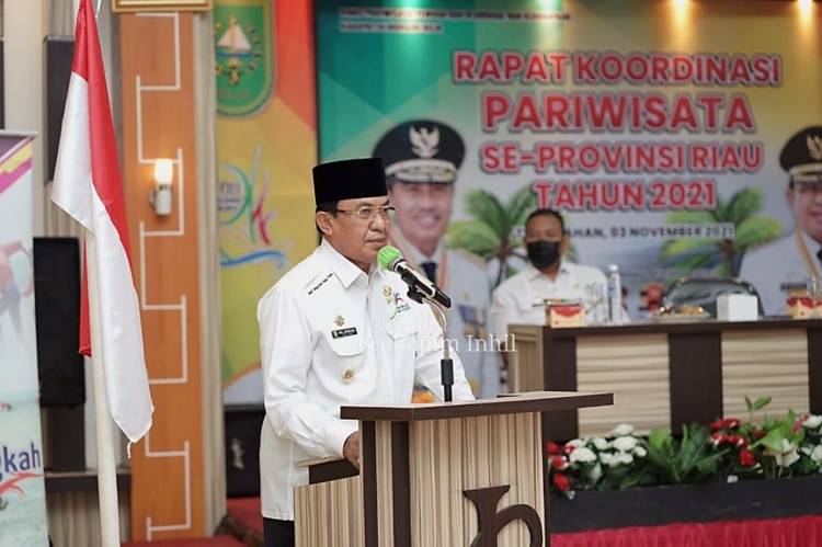 Buka Rakoor Pariwisata se-Provinsi Riau: Bupati Inhil Berharap Dapat Memacu Pariwisata di Riau