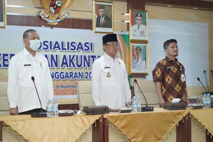 Bupati Inhil Buka Sosialisasi Kebijakan Akuntansi Tahun Anggaran 2022