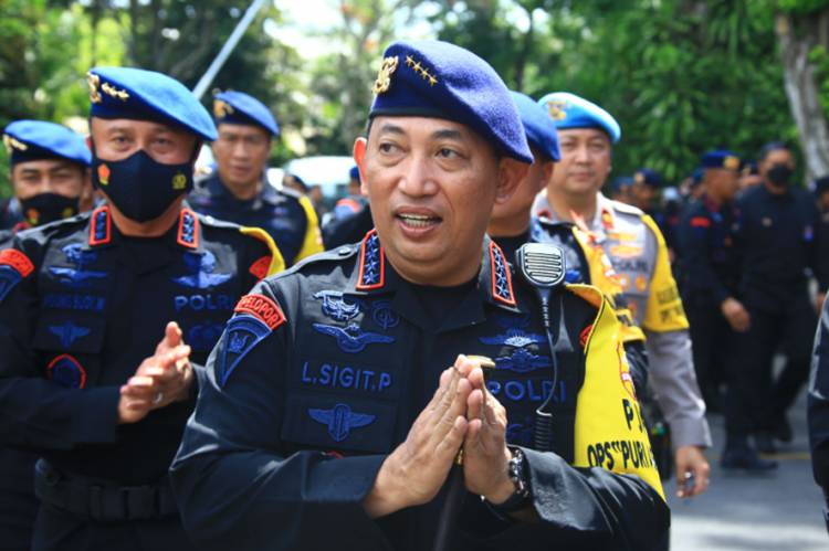Rayakan HUT Brimob ke-77 di Bali, Kapolri: Semoga Sukses Mengamankan KTT G20