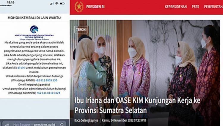 Sempat Diduga Diretas, Ternyata Laman Resmi Presiden Belum Bayar Domain