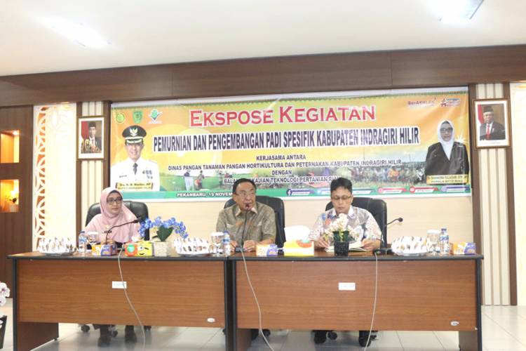 Bupati HM. Wardan: Kabupaten Inhil Segera Miliki Varietas Unggul Lokal Padi Pasang Surut
