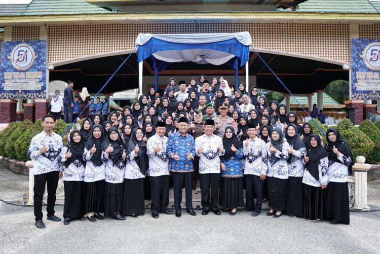 Jadi Irup HUT Korpri ke-51, Bupati Inhil Minta PNS Tingkatkan Kualitas dan Prima Melayani Publik