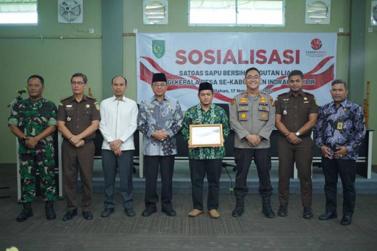 Bupati Inhil HM. Wardan Membuka Sosialisasi Satgas Saber Pungli Tahun 2022