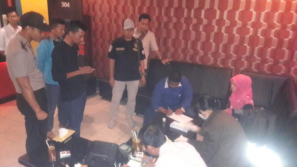Mencekam, Sat Narkoba Polres Rohil Gelar Cipkon di D'Tone Family Karaoke dan H2O Karaoke Family, Ini Hasilnya.. 