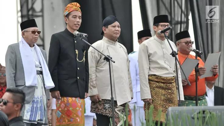 Belum Pernah Ikut Debat Kandidat, Ma'ruf Amin Siap Hadapi Prabowo - Sandiaga