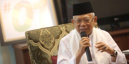 KH Ma'ruf Amin Ucapkan Selamat Natal Lewat Video