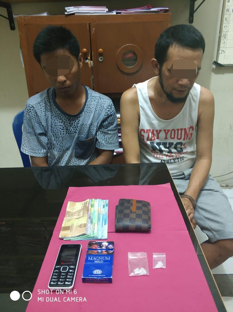 Polres Kampar Tangkap 2 pelaku Narkoba di Wisma Pantian Ragi