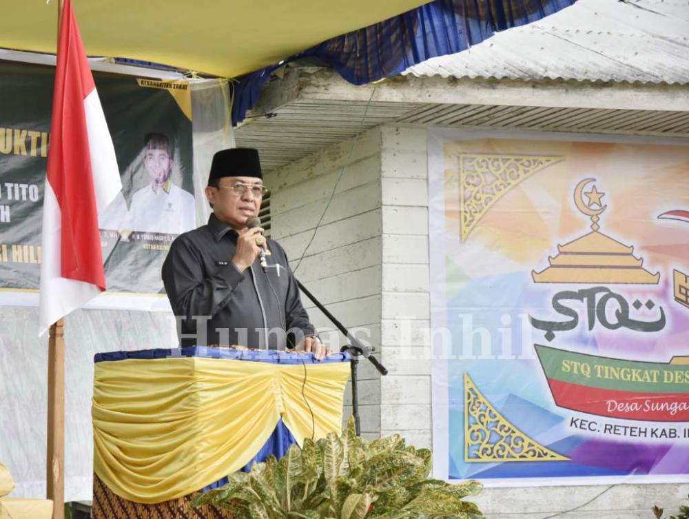 BUPATI HM. WARDAN TUTUP STQ DESA SUNGAI UNDAN. 