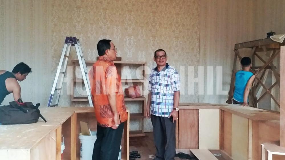 MTQ Tingkat Provinsi Riau, Bupati HM Wardan Tinjauan Pembuatan Stan Bazar Inhil  