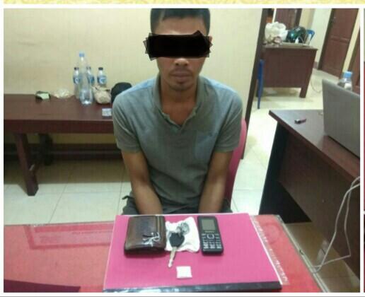 Transaksi Sabu di M Boya, ZA Warga Gerilya Tembilahan Hulu Diciduk Polisi