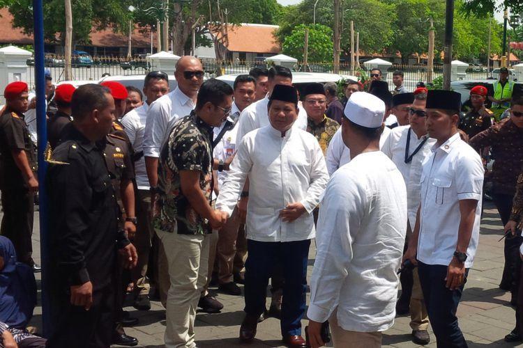 Prabowo Akan Pidato Jelang Debat Capres