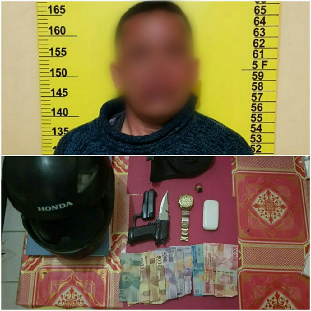 Mengaku Anggota Polda Kepada Warga Balam, Pria Asal Sumut Diamankan Sat Reskrim Polsek Bagan Sinembah 
