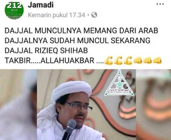 Buat Status Facebook Menghina HRS, FPI Antarkan Warga Pandau ke Polda Riau