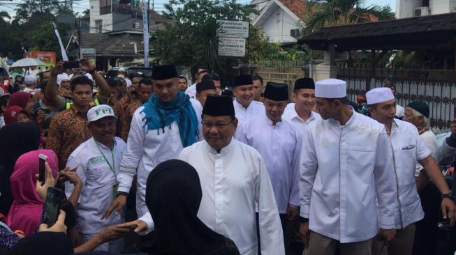 Prabowo Subianto dan AHY Hadiri Acara Maulid Nabi Muhammad SAW dan Haul Habib Kwitang