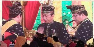 Presiden Jokowi Bergelar Datuk Seri Setia Amanah Negara