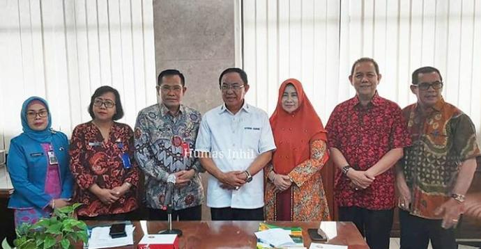 HM Wardan Mengadakan Pertemuan Dengan Pemprop Jawa Timur Membahas Pengembangan UKS/M di Kab Inhil