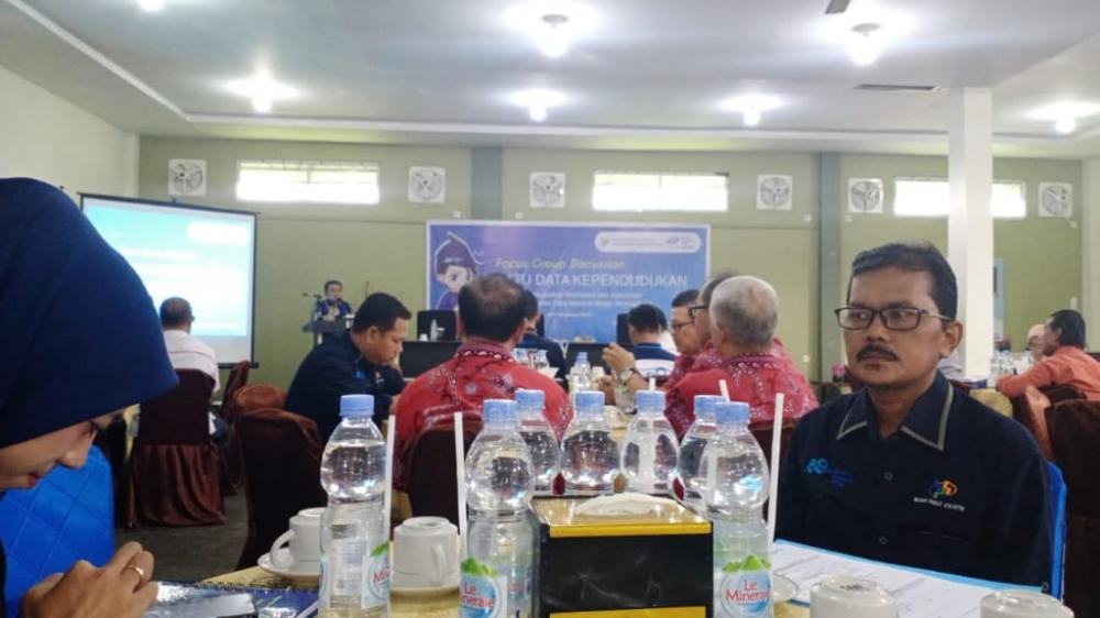 BPS inhil Lakuakan gelar Focus Grup Discussion satu data kependudukan