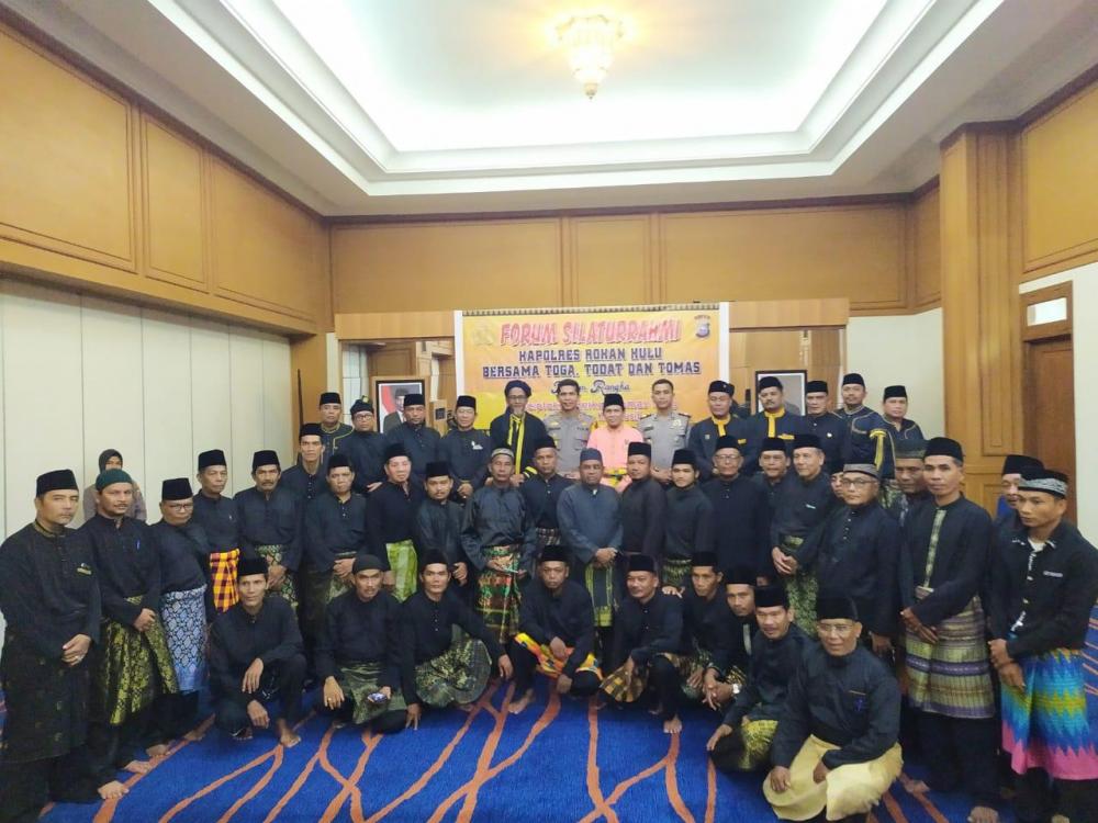 AKBP Dasmin Ginting, SIK, Dalam Giat Forum Silaturrahmi Polres Rokan Hulu