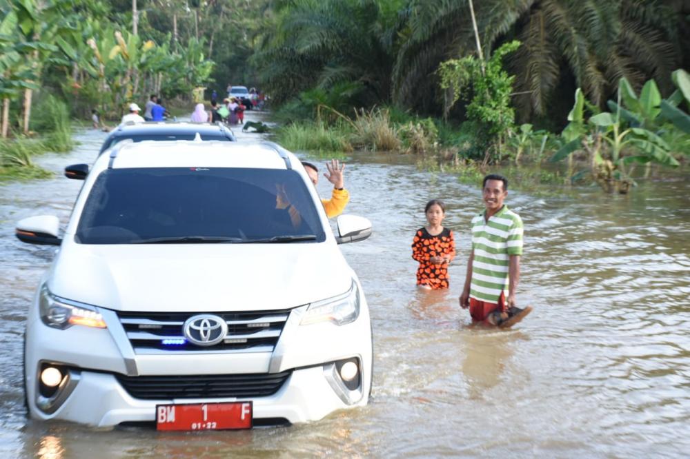 Harapan Masyarakat Desa lubuk Siam terjawab setelah kunjungan Bupati Kampar