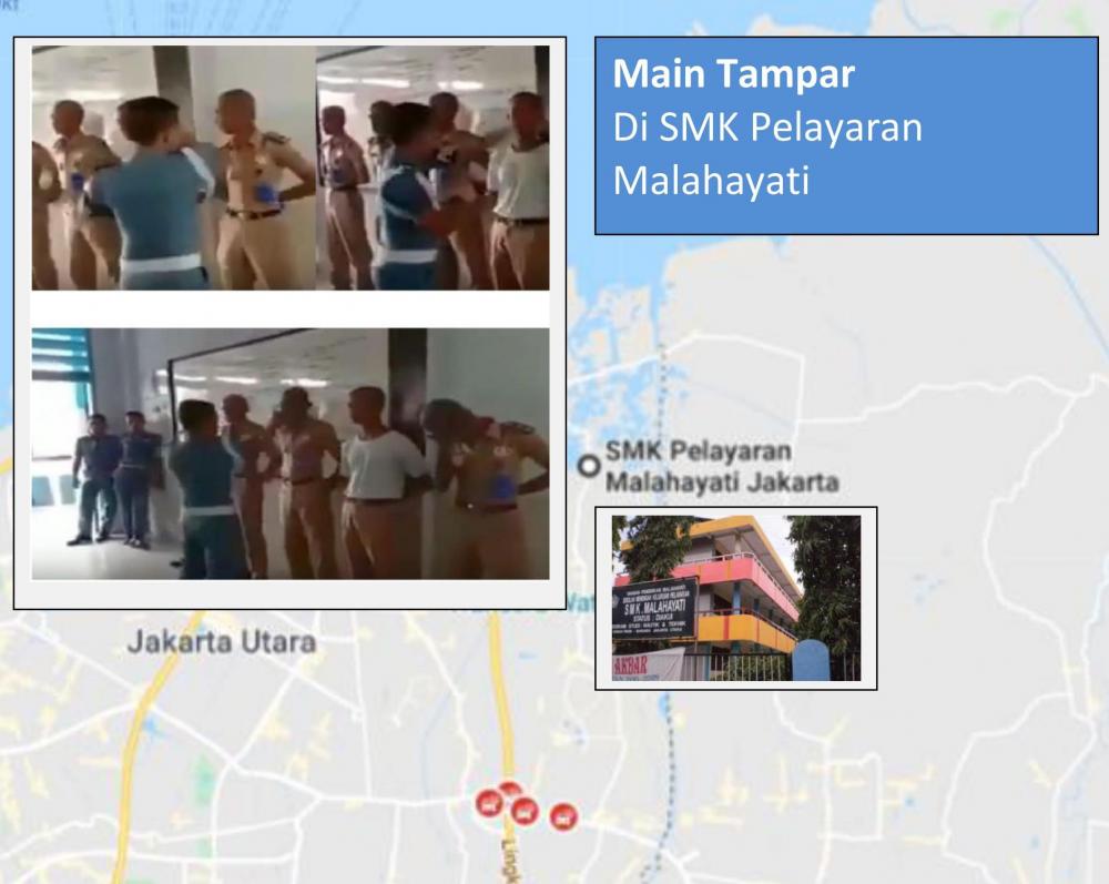 Video Viral Di Medsos,Siswa Berjejer Ditampar Satu Pwrsatu