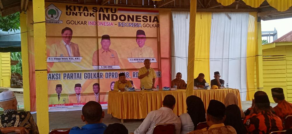 Andi Rachman Gandeng Anggota DPRD Rohil Jemput Aspirasi Warga