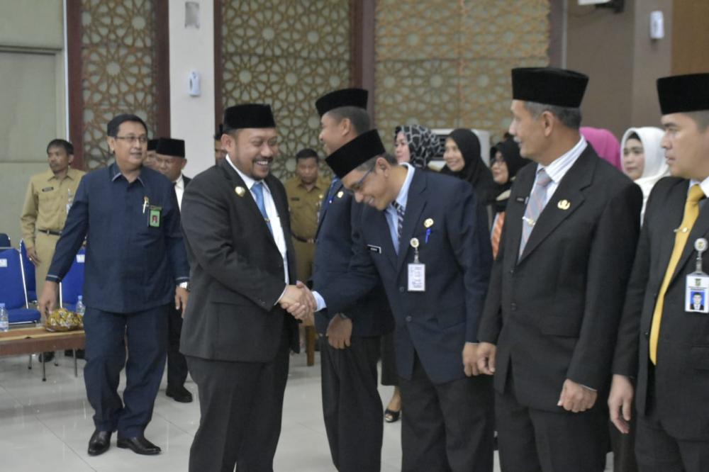 Bupati Kampar Lantik Sebanyak 64 Pejabat dilingkungan Setda dan Kesbangpol