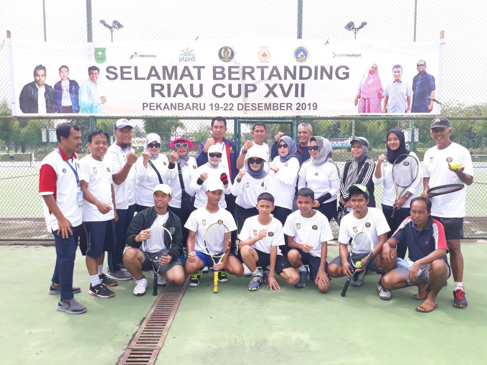 Atlet Kampar Siap Mengikuti pertandingan Kejuaraan Tenis (pelti) Propinsi Riau Cup XVII Tahun 2019