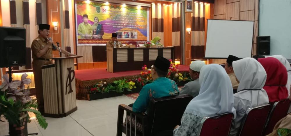 BPS Inhil Taja Focus Grup Discussion satu data kependudukan,Di Buka HM Wardan