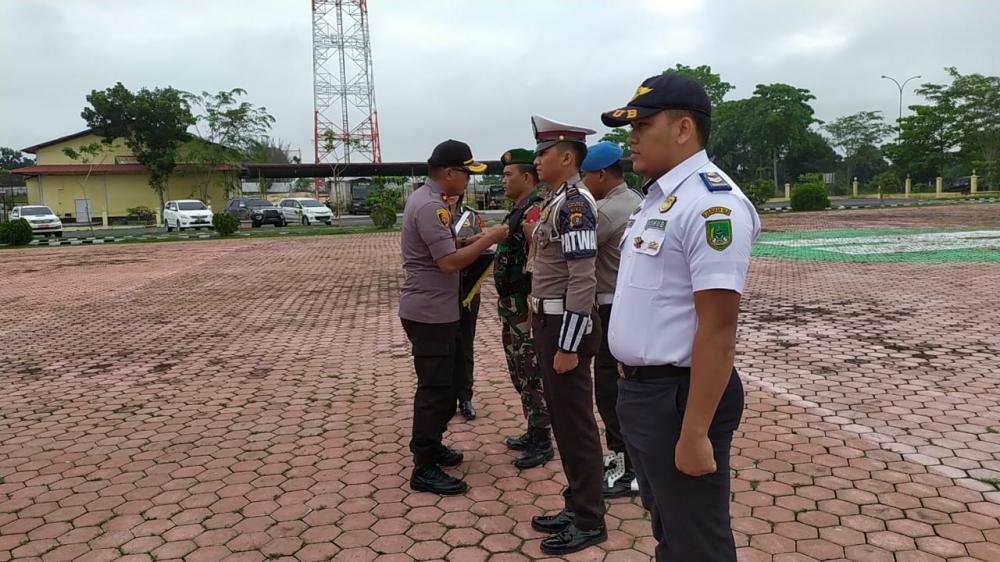 Polres Rohil Gelar Apel Pasukan Ops Lilin Muara Takus 2019
