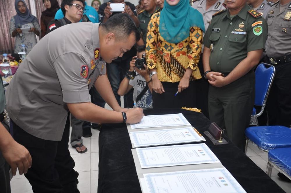 Rapat Sinergitas Tiga Pilar, Pemerintah, Bhabinkamtibmas dan Bhabinsa