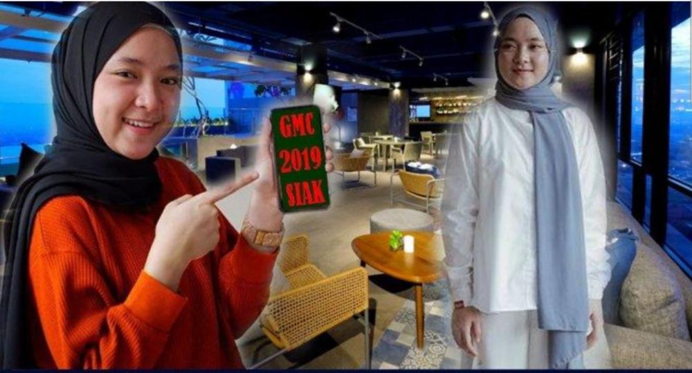 Nissa Sabyan Hibur pengunjung GMC (Gerhana Matahari Cincin) di Siak, Riau